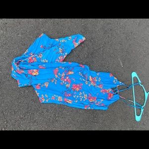 Xhilaration bright blue strap dress